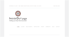 Desktop Screenshot of insideoutyoga.org